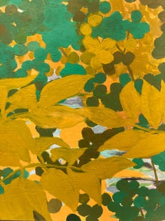 Gillian Theobald "Espacio ficticio 75B" 2019 acrílico sobre panel