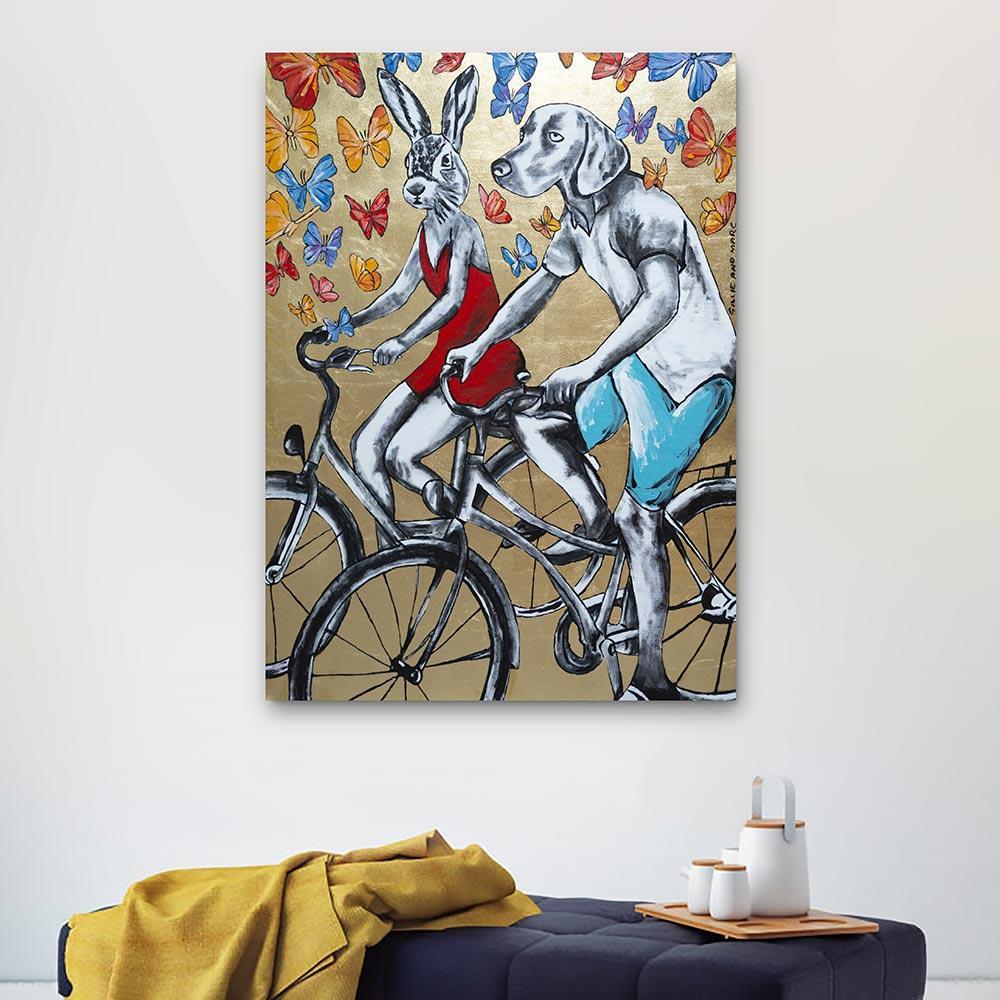 famous bicycle paintings