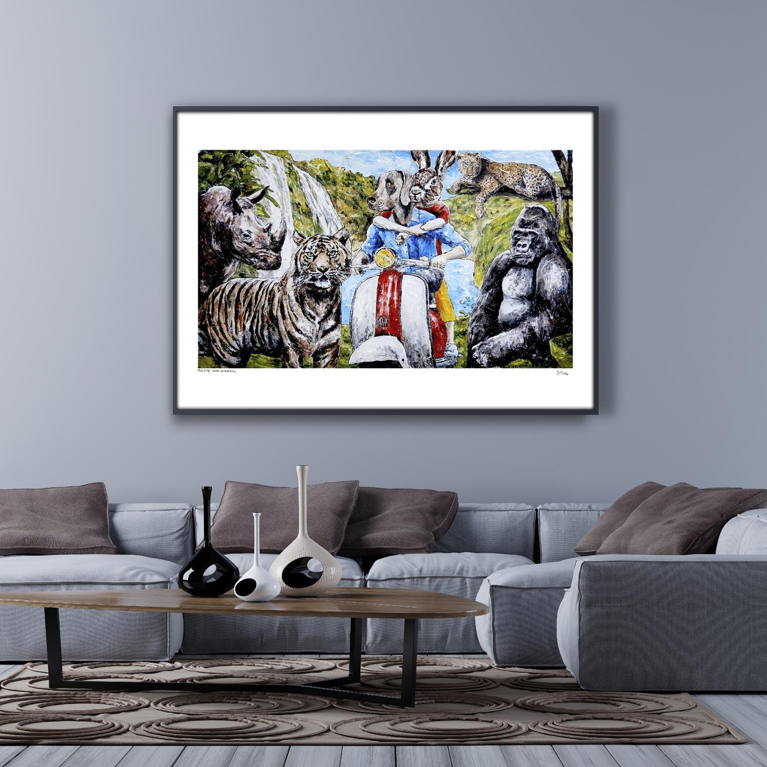 Animal Print - Gillie and Marc - Art - Limited Edition - Wildlife - Adventure For Sale 3