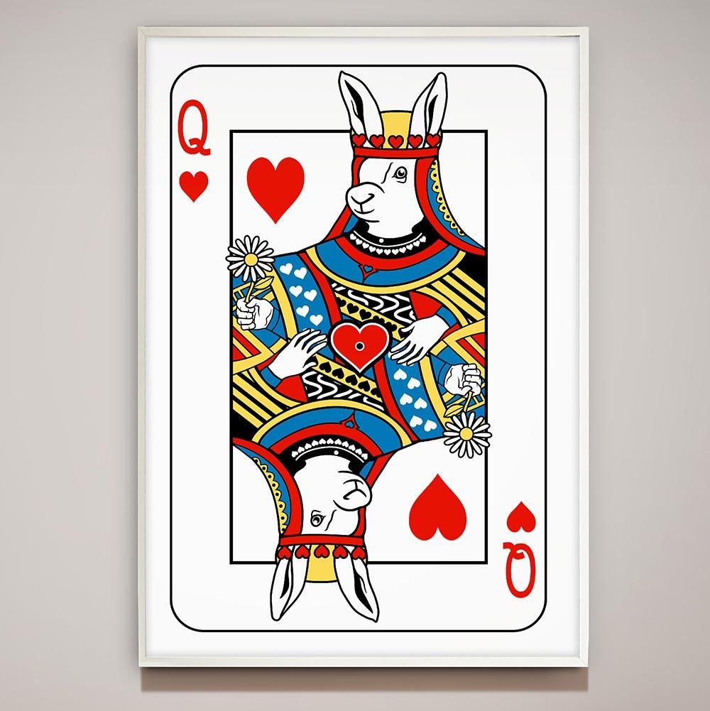 pop art playing cards