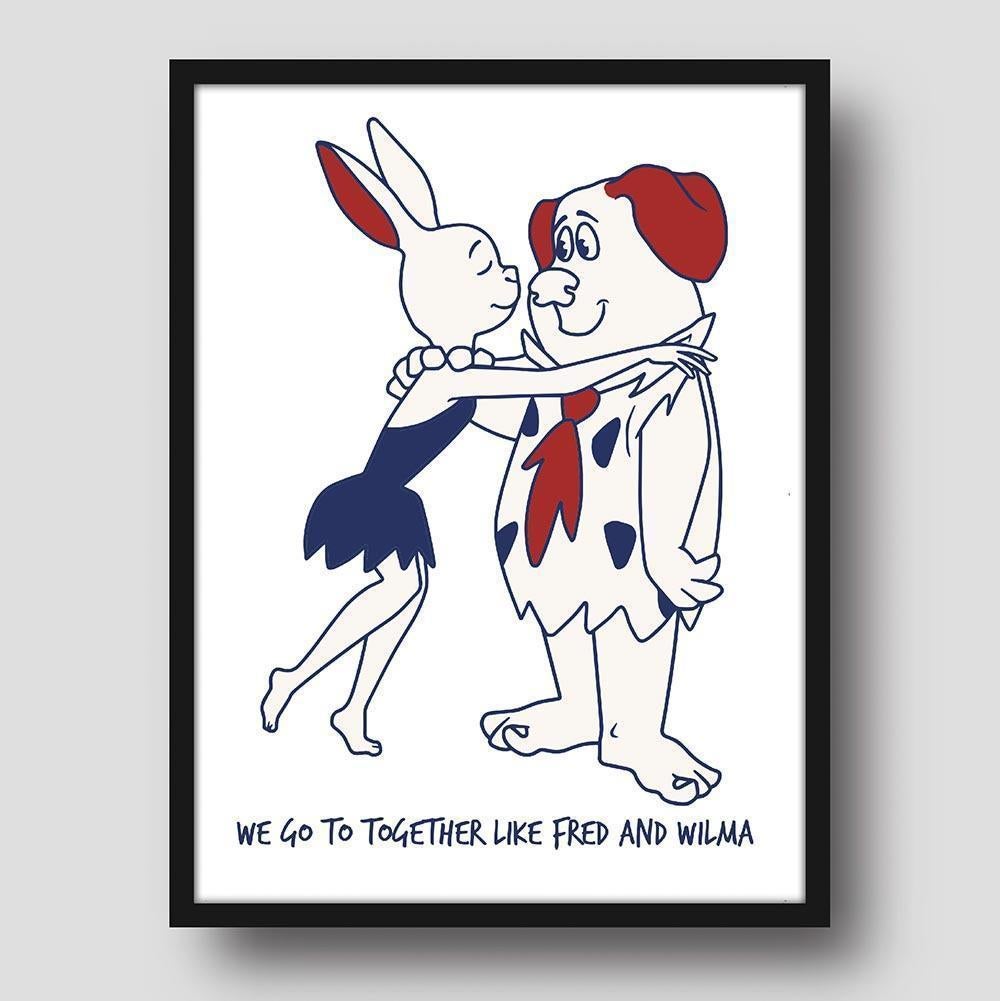 love is cartoon prints