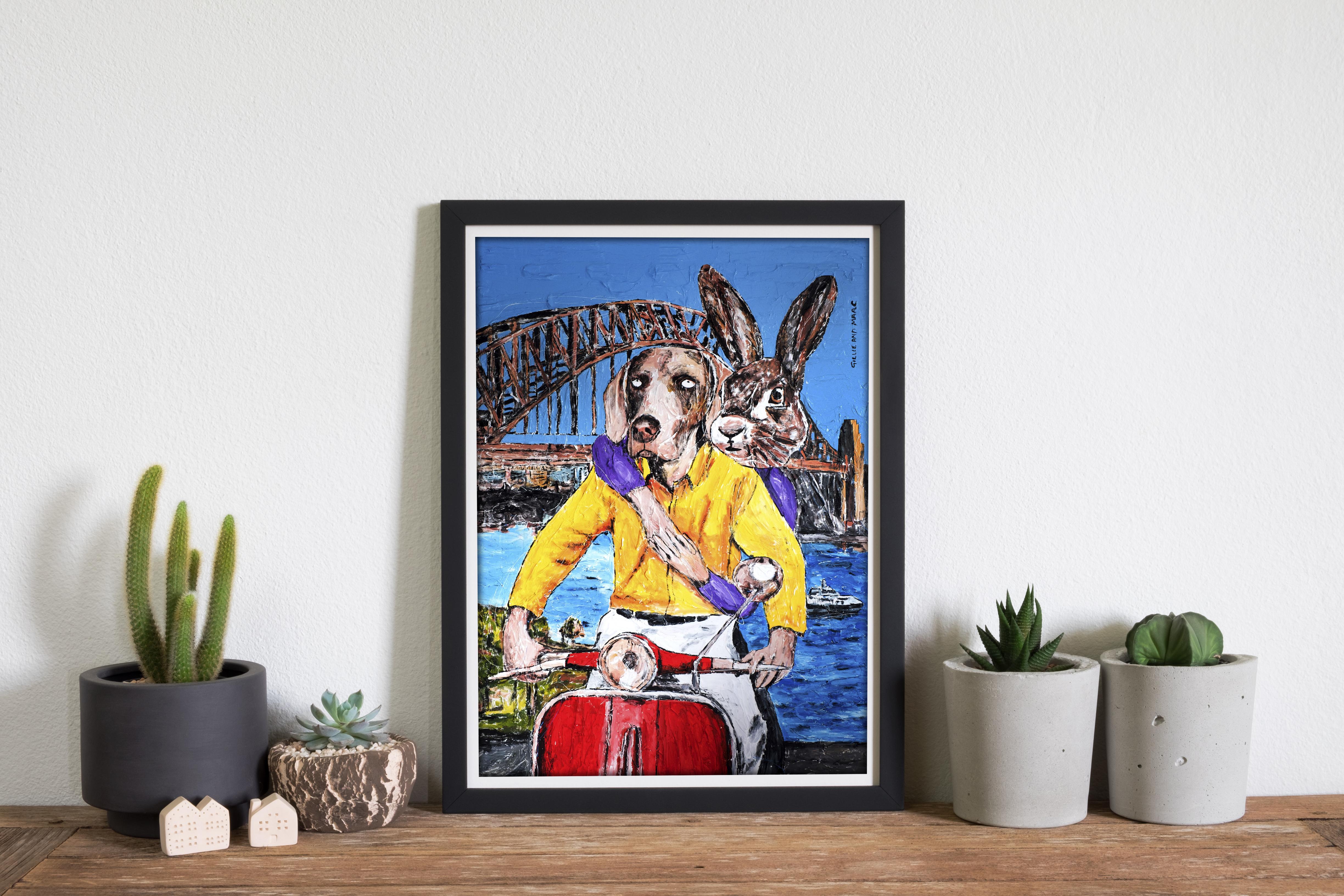 Animal Print - Gillie and Marc - Art - Ltd Ed - Giclee - Excitement in Sydney For Sale 3