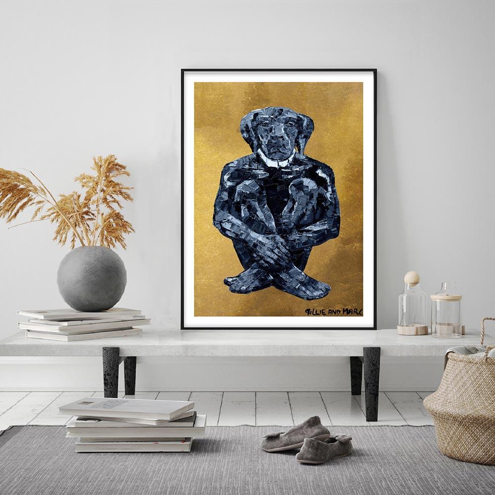 Title: Lost Dog in Black and Gold
Limited Edition Print  /100

A limited edition giclée print is the perfect solution especially if you missed out on one of Gillie and Marc’s original paintings. 

Limited edition giclée prints are produced on