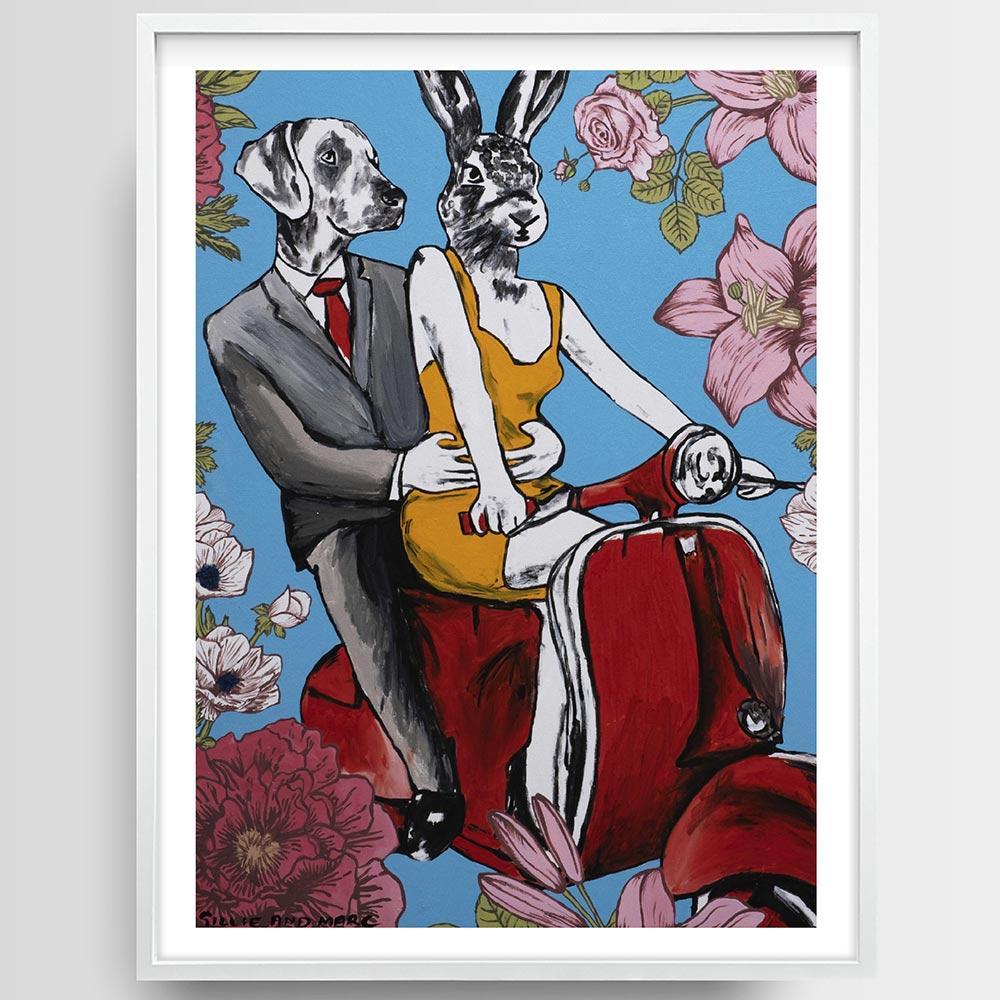 Title: Flowers are Life
Limited Edition Print  /100

A limited edition giclée print is the perfect solution especially if you missed out on one of Gillie and Marc’s original paintings. 

Limited edition giclée prints are produced on Entrada Rag