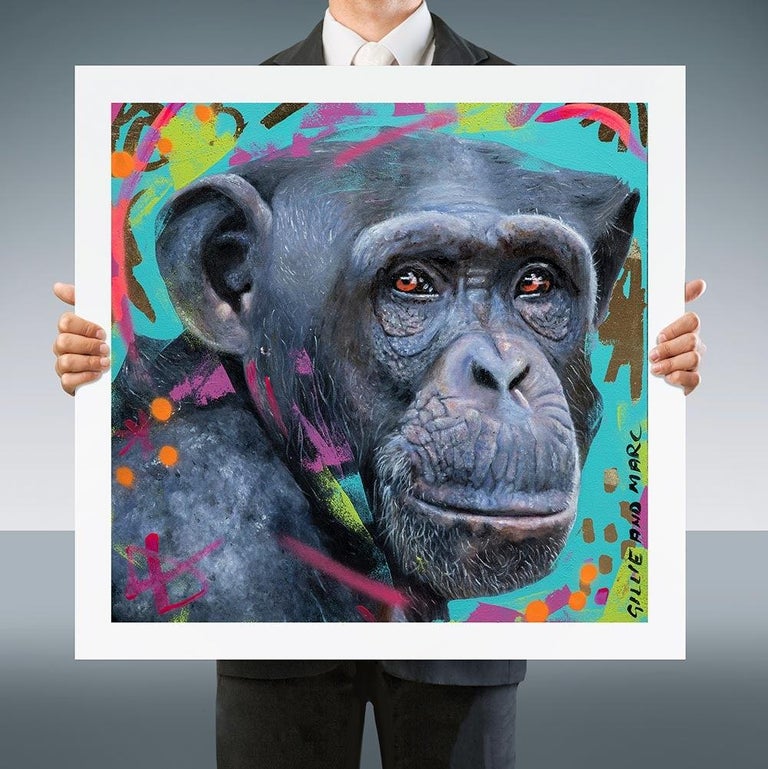 Gillie and Marc Schattner Painting Animal Print Pop Gillie and