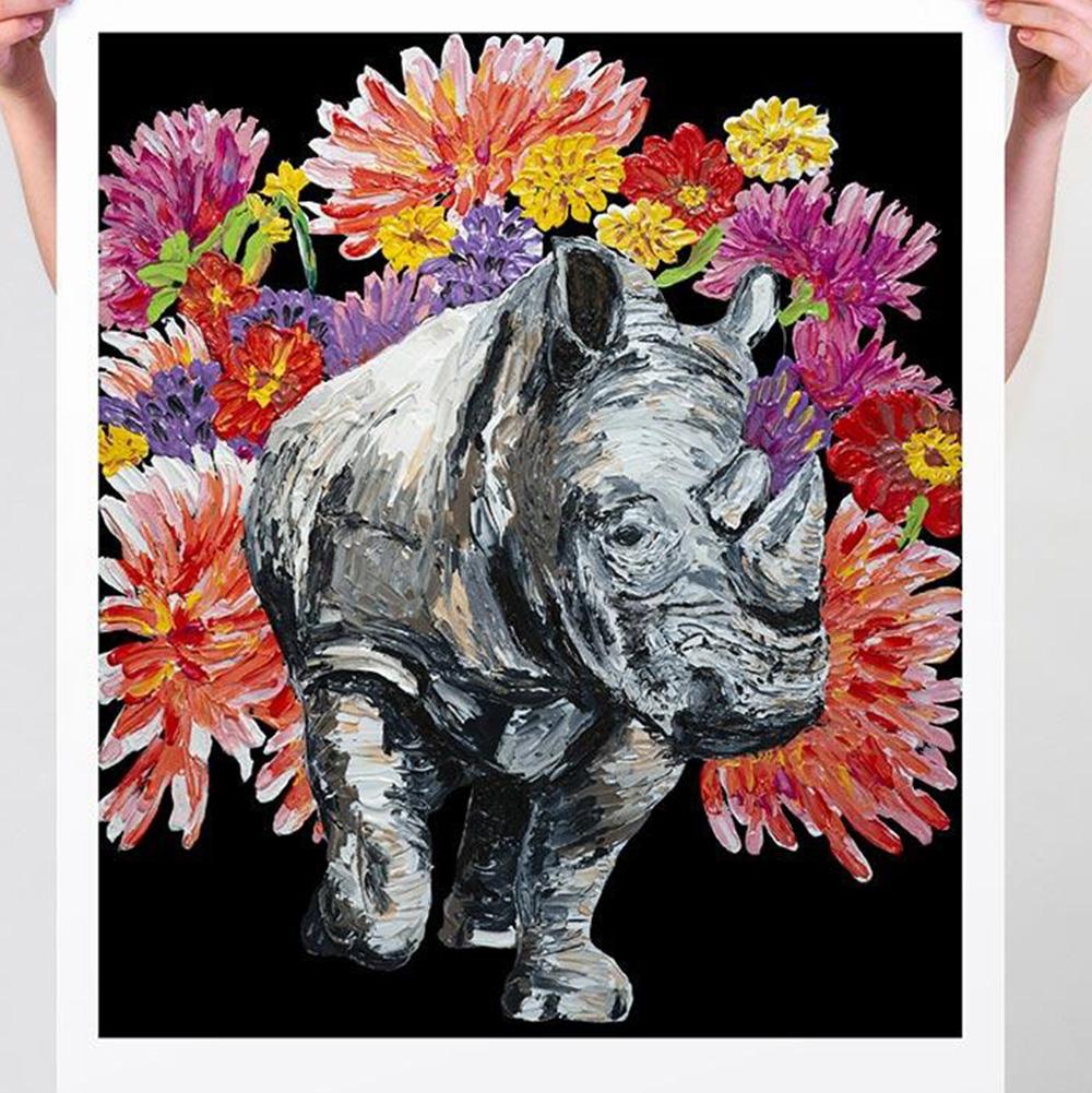 flowers for rhino