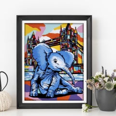 Animal Print - Gillie and Marc - Art - Limited - Elephant Orphan - London