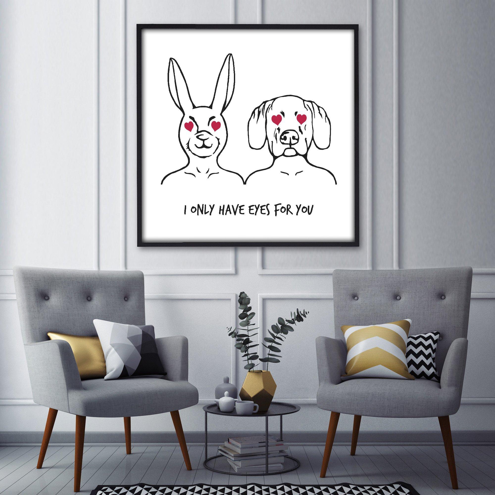 Print - Gillie and Marc - Art - Limited Edition - Love - Equality - Eyes for You
