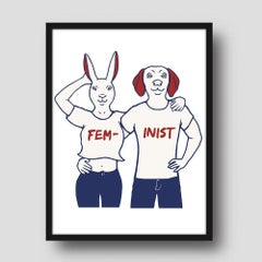 Print - Gillie and Marc - Art - Limited Edition - Love - Equality - Feminist