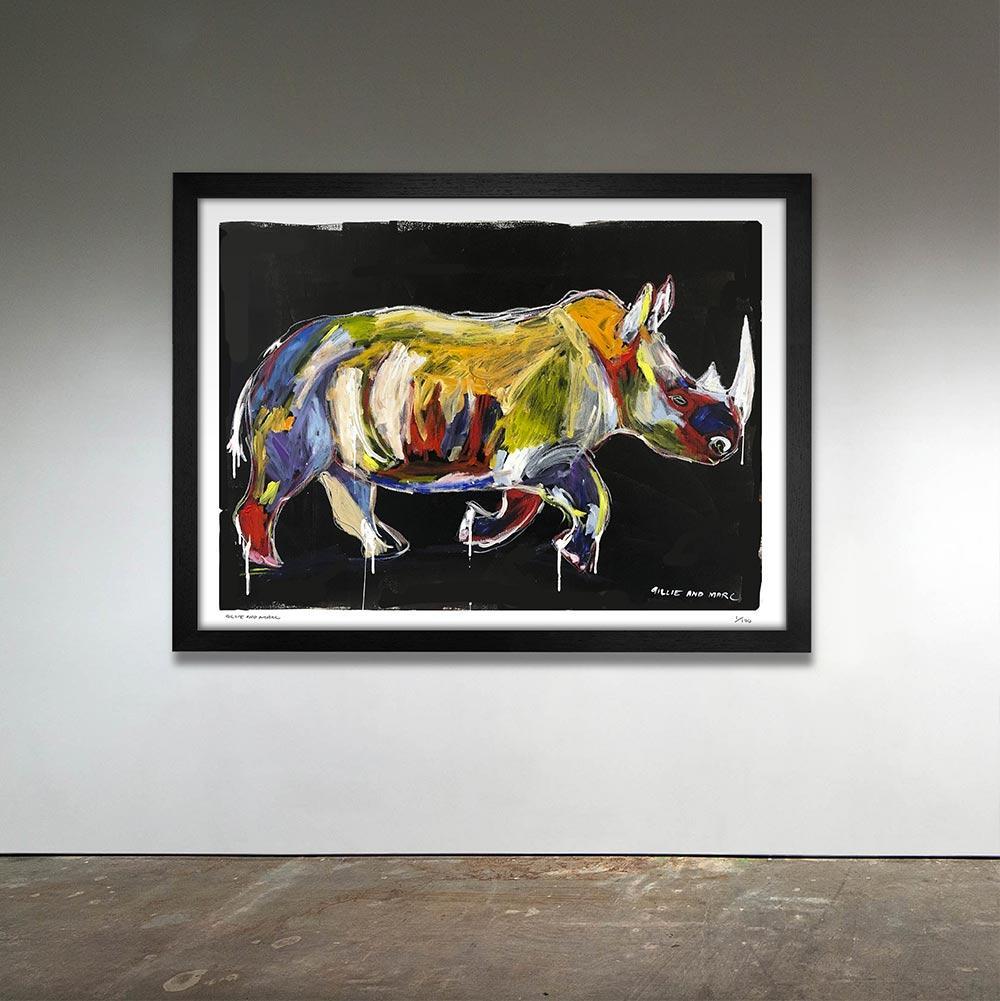 Title: He was filled with passion and determination
Limited Edition Giclee Print

Gillie and Marc’s paintings are signed, limited-editions and are produced on Entrada Rag Bright 300gsm, 100% acid free, 100% cotton rag paper, with a 40mm white