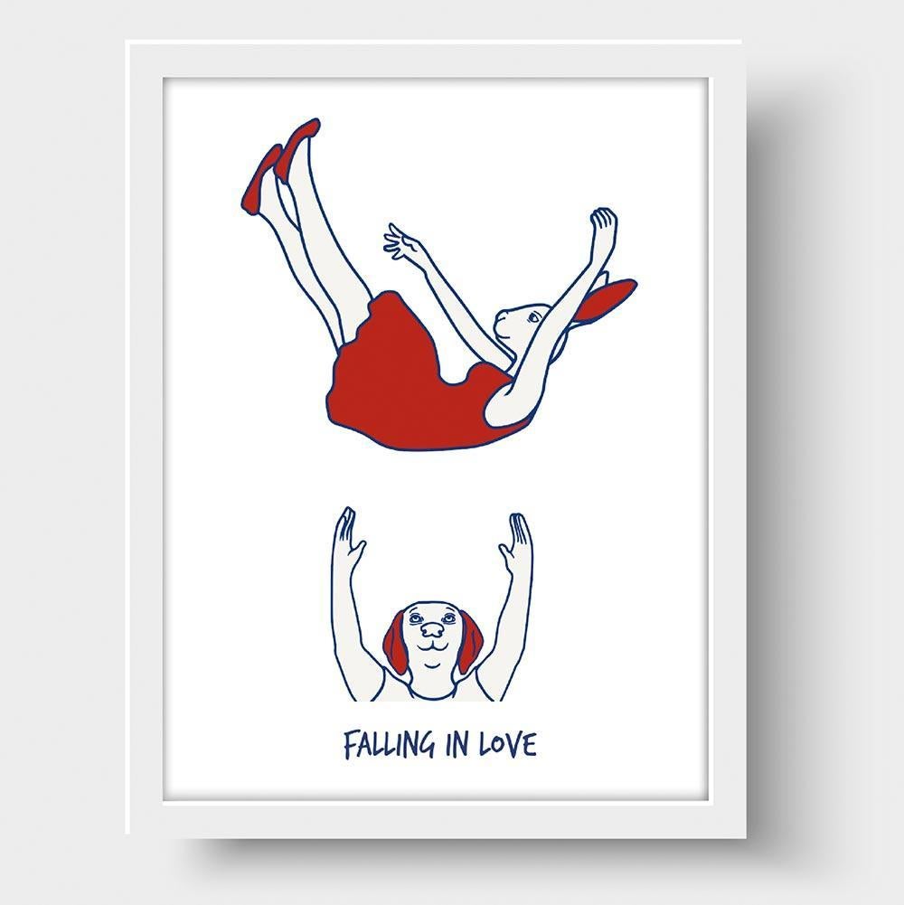 Title: Falling in love
Limited Edition Print

Gillie and Marc’s prints are signed, limited-editions and are produced on Entrada Rag Bright 300gsm, 100% acid-free, 100% cotton rag paper, with a 40mm white border.

IMPORTANT: Buying online is for