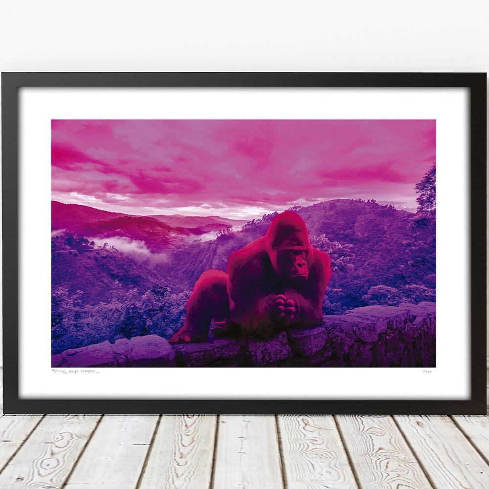 Animal Print - Limited Edition - Animal Art - Gillie and Marc - Gorilla - New For Sale 4