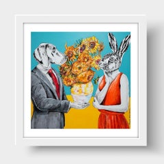 Animal Print - Limited Edition - Art - Gillie and Marc - Rabbit - Dog - Flowers