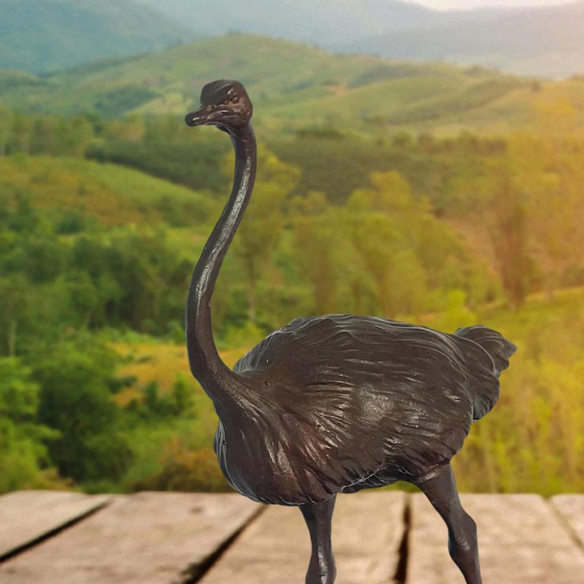 ostrich statue