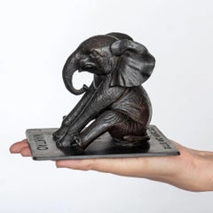 Bronze Sculpture - Art - Limited Edition - Animals - Baby Orphan Elephant Calf