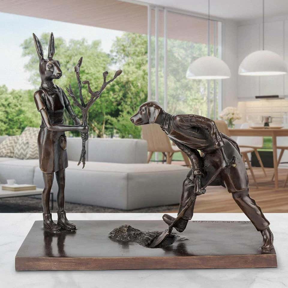 Gillie And Marc Schattner Sculpture En Bronze dition Limit e gillie-and-marc-schattner-sculpture-en-bronze-dition-limit-e
