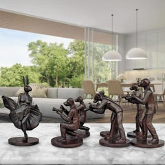 Bronze Sculpture - Pop Art - Gillie and Marc - Marilyn - Pap Dogs - Animal -Set 