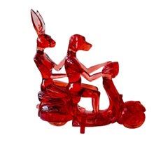 Happy Mini Vespa Riders (Ed. 19/100)