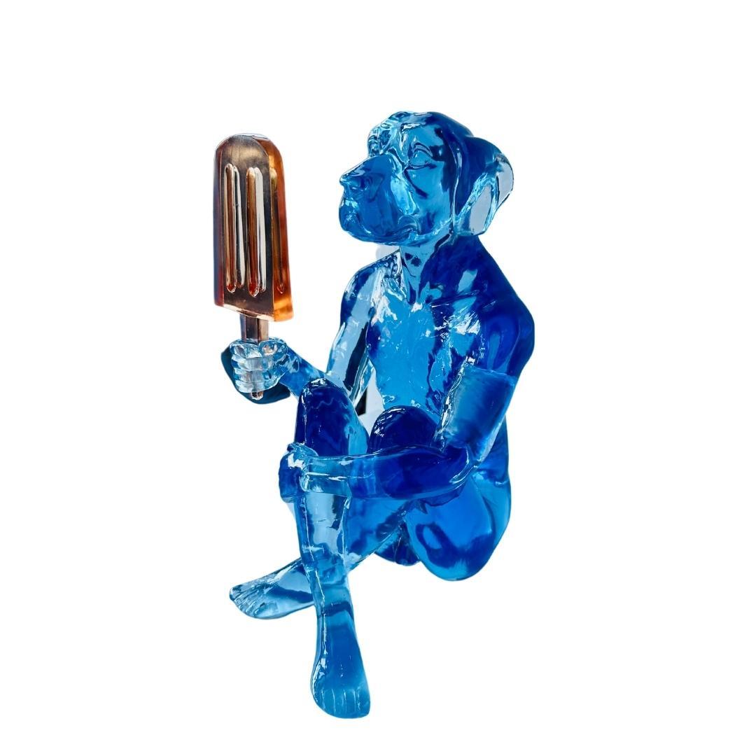 He Screamed For Ice Cream (Ed. 38/100) - Sculpture by Gillie and Marc Schattner