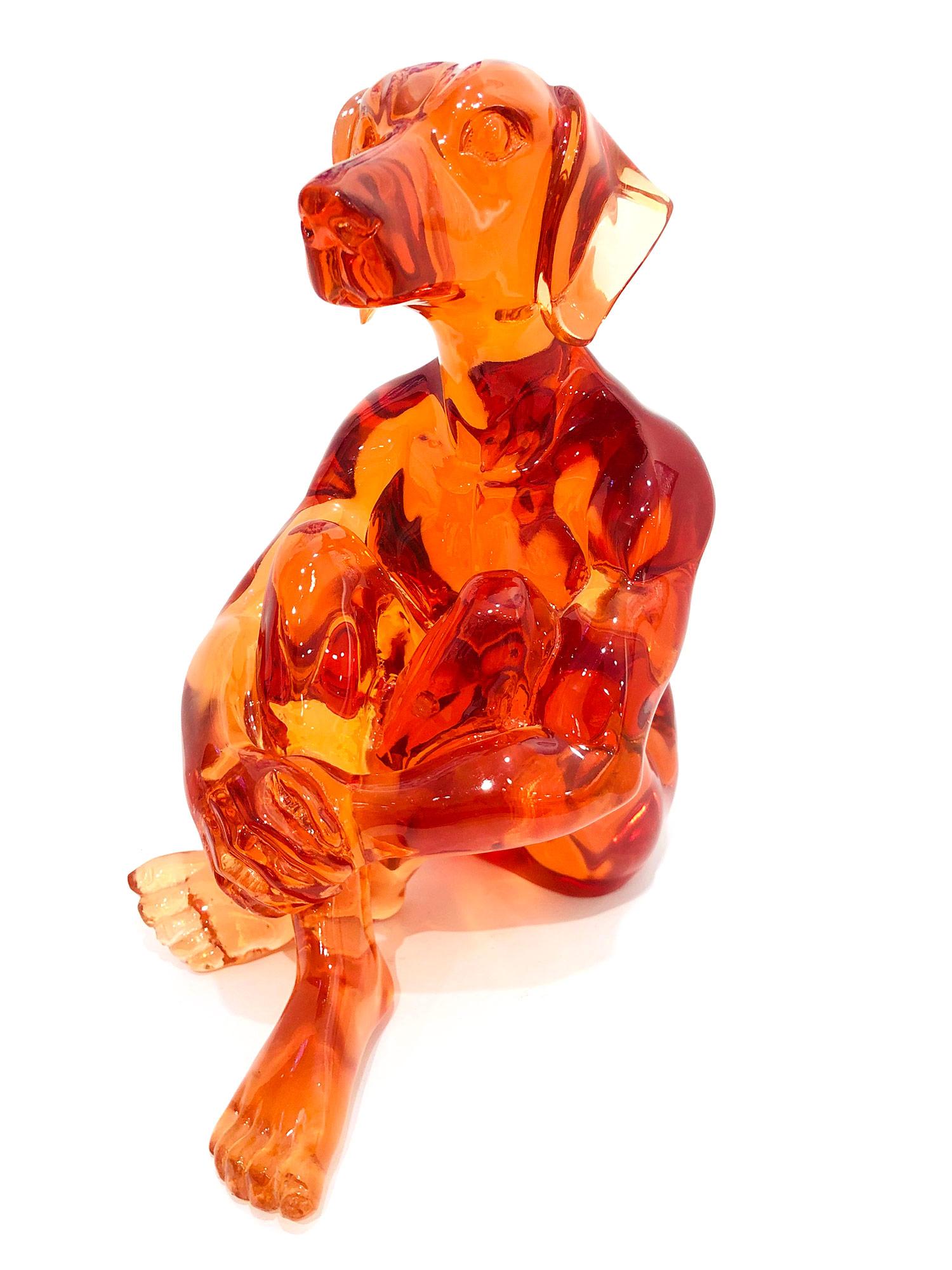 Gillie and Marc Schattner Abstract Sculpture – Lolly Dogman (Orange)