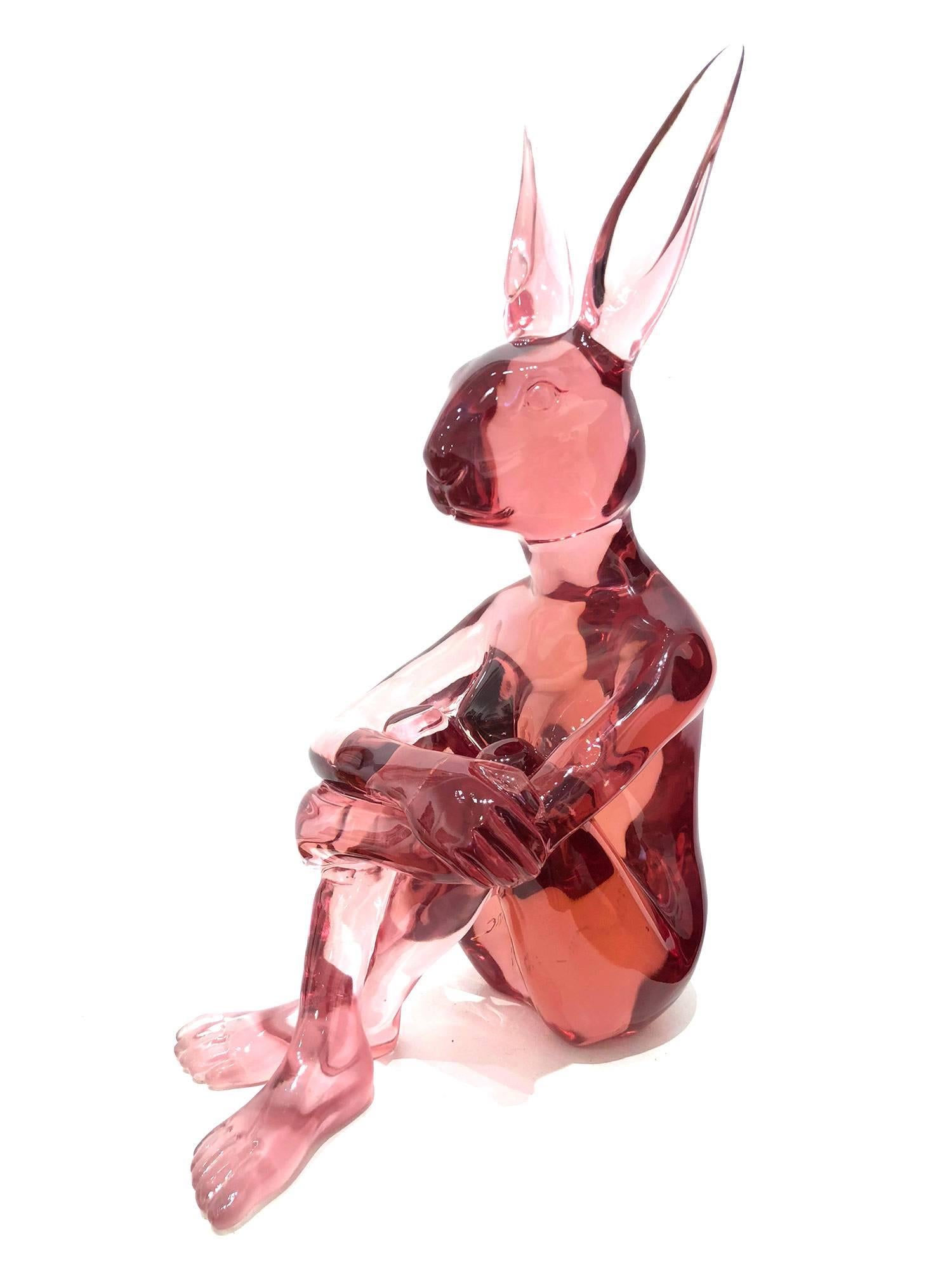 Gillie and Marc Schattner Abstract Sculpture - Lolly Rabbitgirl (Purple)