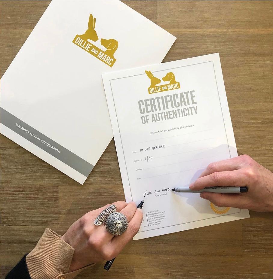 Title: Cool City Bunny
Authentic resin sculpture in Red

Description:
This authentic resin sculpture titled 'Cool City Bunny' by artists Gillie and Marc has been meticulously crafted in resin. It features Gillie and Marcs famous rabbit woman in