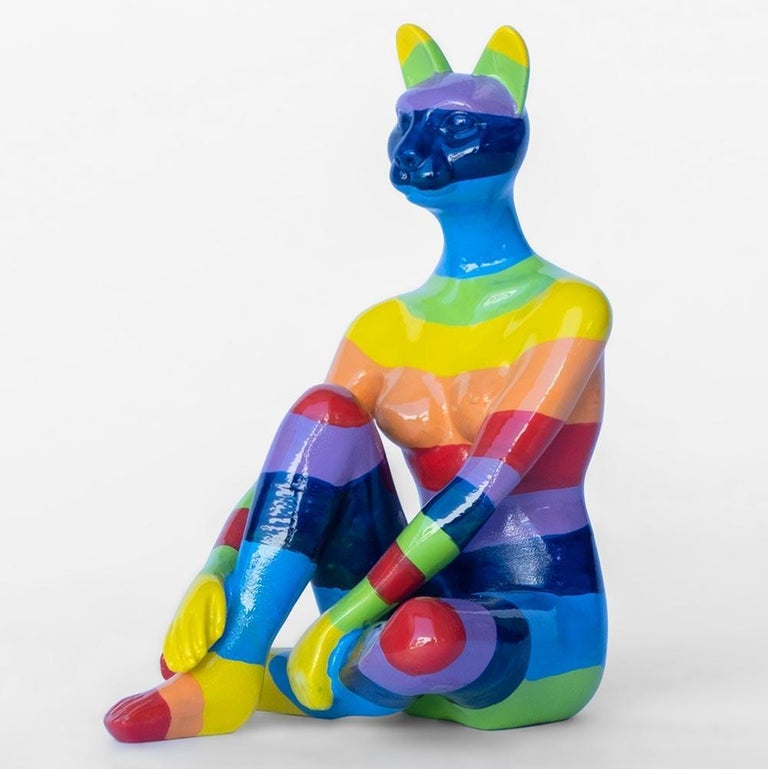 Gillie And Marc Schattner Pop Art Sculpture Art Resin Gillie And Marc Mini Cat Woman Rainbow At 1stdibs There are 7960 pop art sculpture for sale on etsy, and they cost $106.27 on average. pop art sculpture art resin gillie and marc mini cat woman rainbow