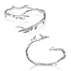 Pop Art - Sculpture - Jewellery - Gillie and Marc - Animals Silver Bracelet Duo