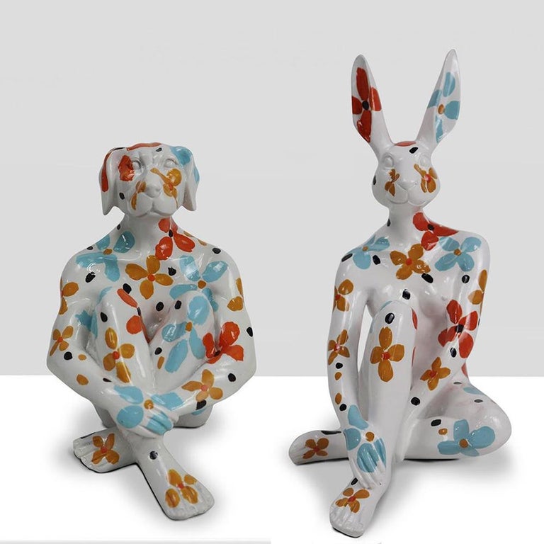 Gillie and Marc Schattner Resin Animal Sculpture Pop Art Gillie
