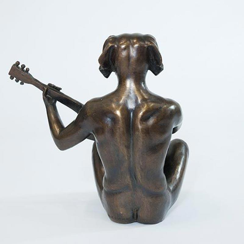 Title: He played like he was Keith Richards
Authentic bronze sculpture
Limited Edition

World Famous Contemporary Artists: Husband and wife team, Gillie and Marc, are New York and Sydney-based contemporary artists who collaborate to create artworks