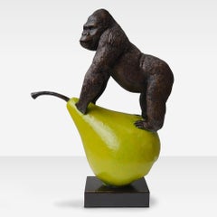 Sculpture - Art - Bronze - Gillie and Marc - Gorilla - Pear - Wildlife - 2019