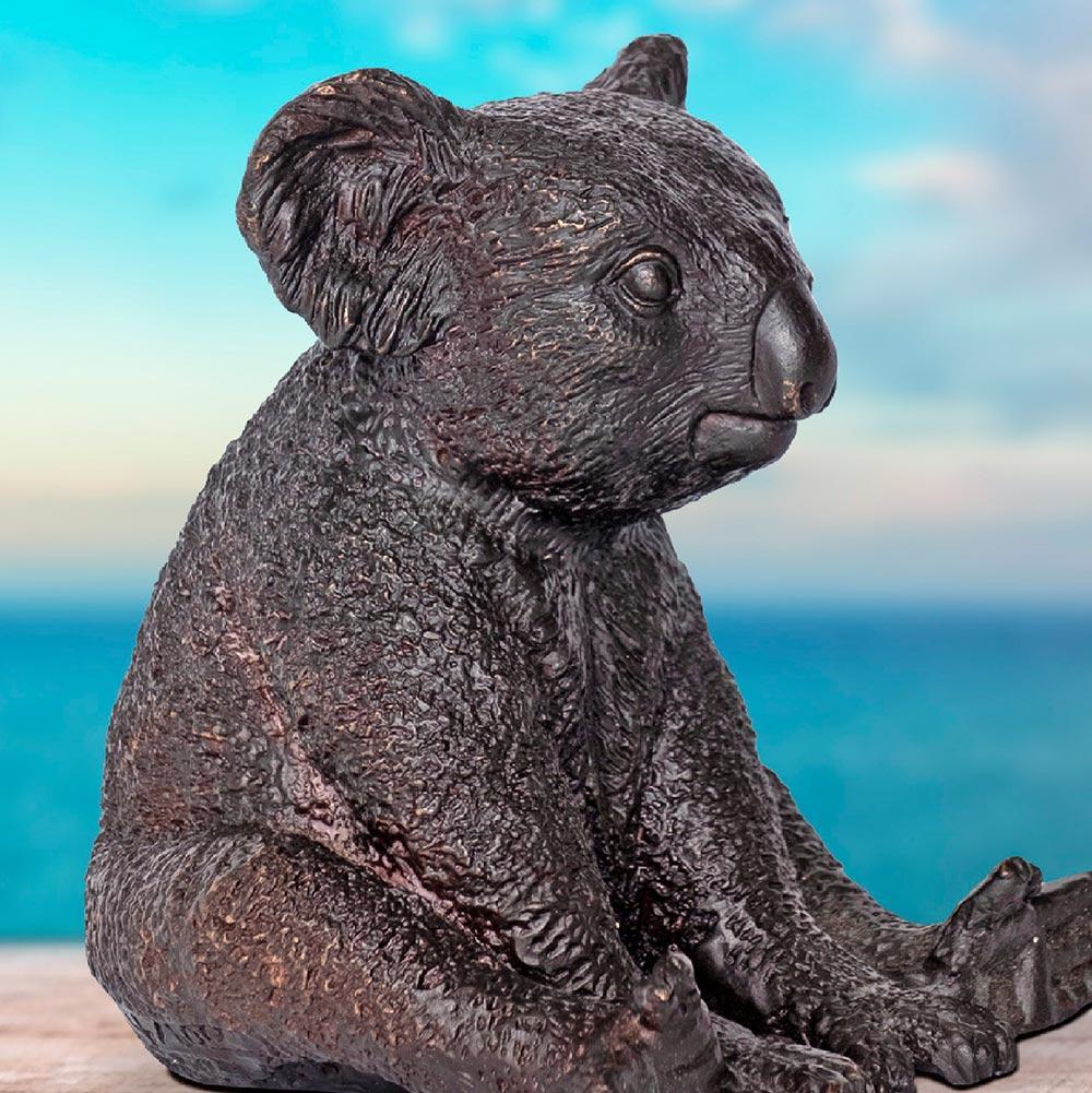Sculpture  Animal Bronze - Gillie and Marc - Koala - Pocket - Wildlife - Trio For Sale 1