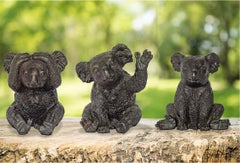 Sculpture  Animal Bronze - Gillie and Marc - Koala - Pocket - Wildlife - Trio