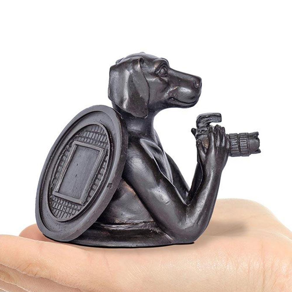 Bronze Animal Sculpture - Art - Gillie and Marc - Dog - Manhole Pocket For Sale 1