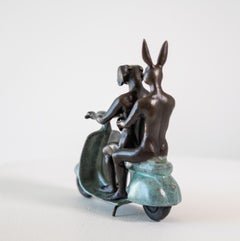 Eran los Auténticos Pilotos de Vespa en Roma 97/100