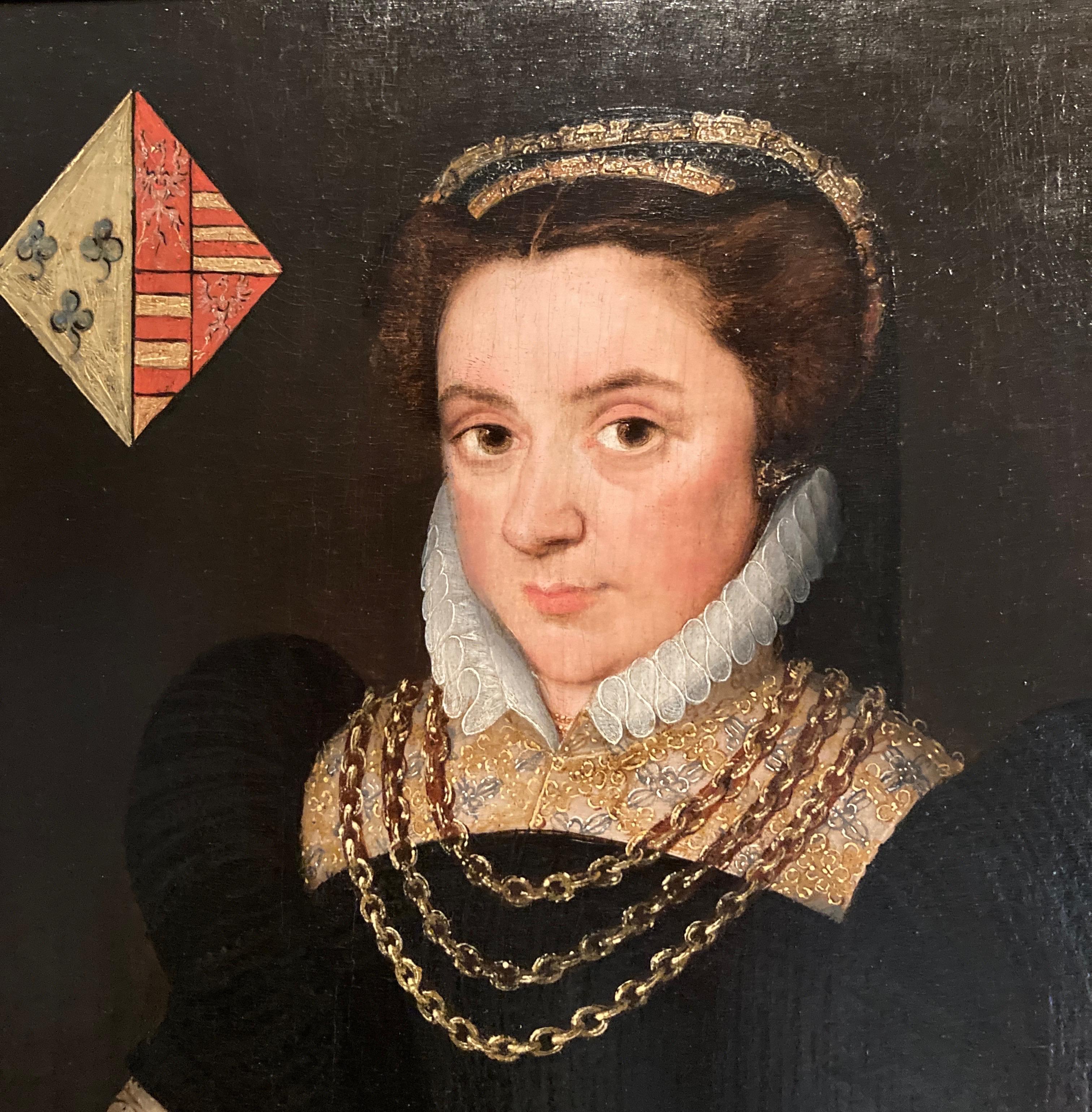 Gillis Claeissens, Porträt einer Dame, 1580, Brügge, Porträt eines alten Meisters im Angebot 5