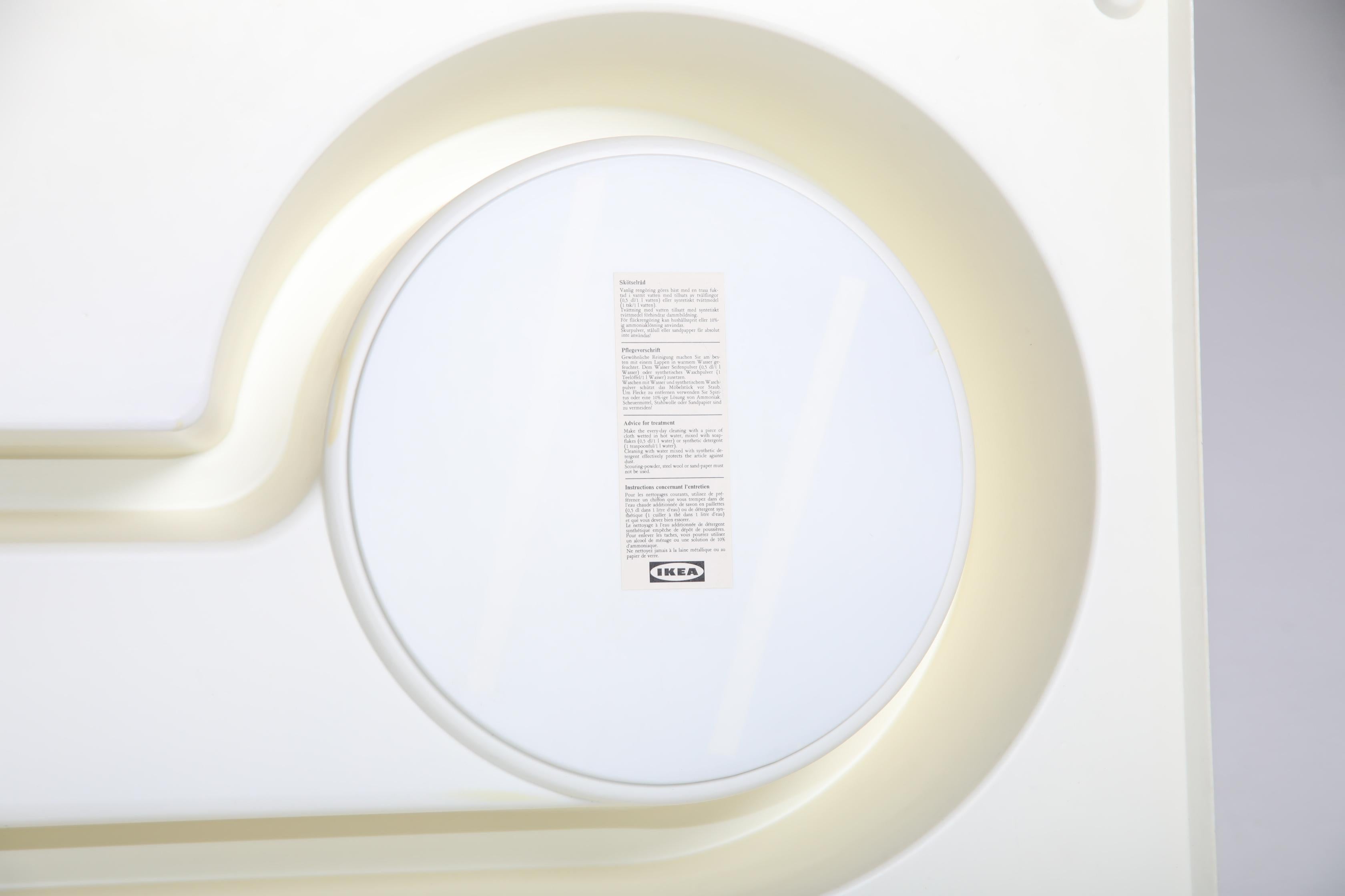 Gillis Lundgren Wall Mirror with Integrated Shelf for IKEA, 1970s In Good Condition For Sale In Stockholm, SE