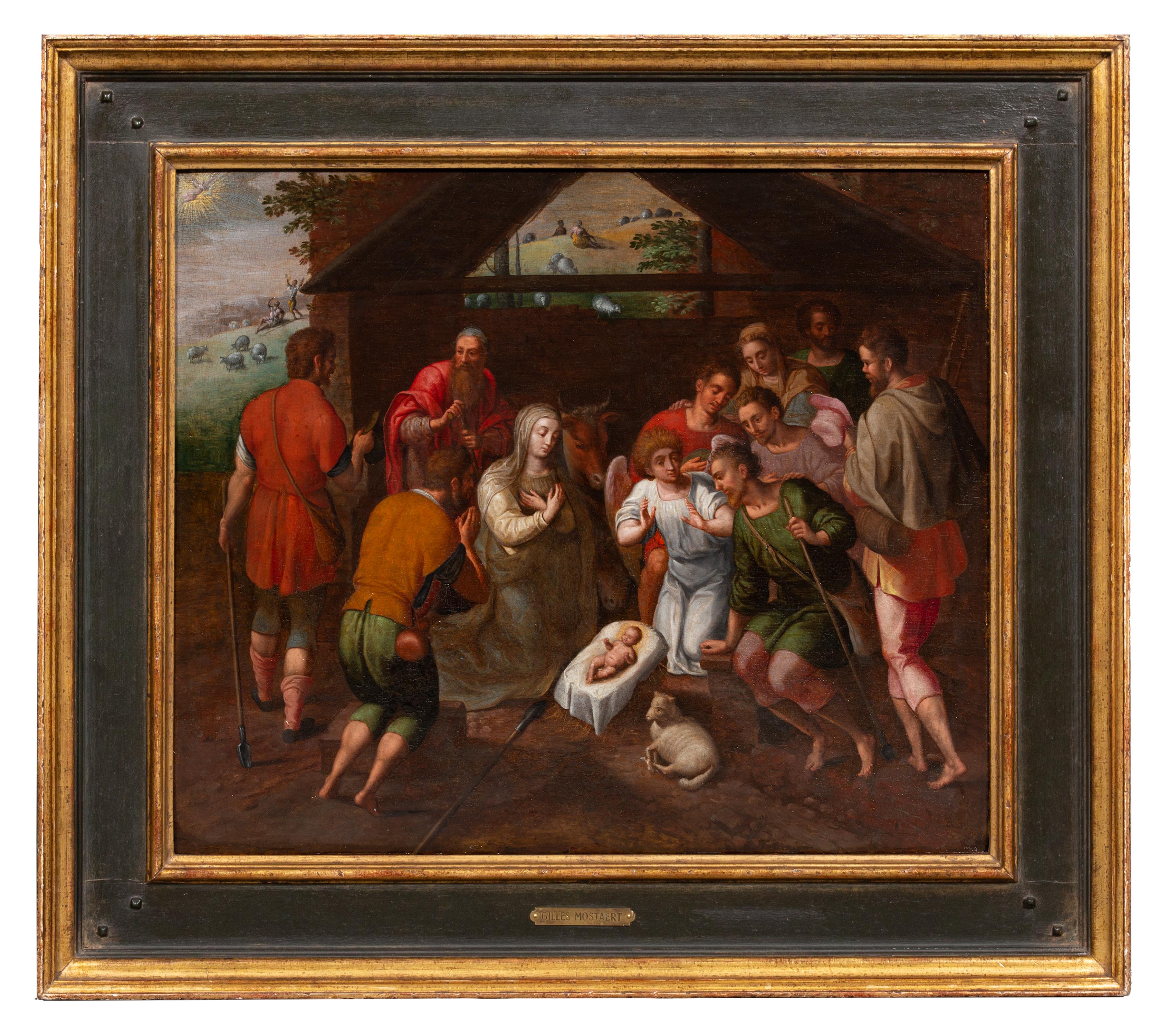 Gillis Mostaert
Hulst 1534 - 1598 Anversa
Pittore fiammingo

Adorazione dei pastori

Medium: olio su pannello
Dimensioni: dimensioni dell'immagine 38,5 x 46,5 cm, dimensioni della cornice 54 x 62 cm

Provenienza: Da una collezione privata