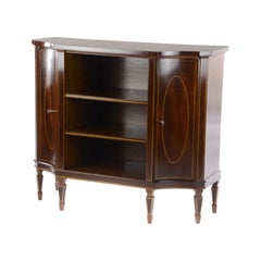 Gillows, a Late 19th Century Mahogany Open Bookcase Cabinet