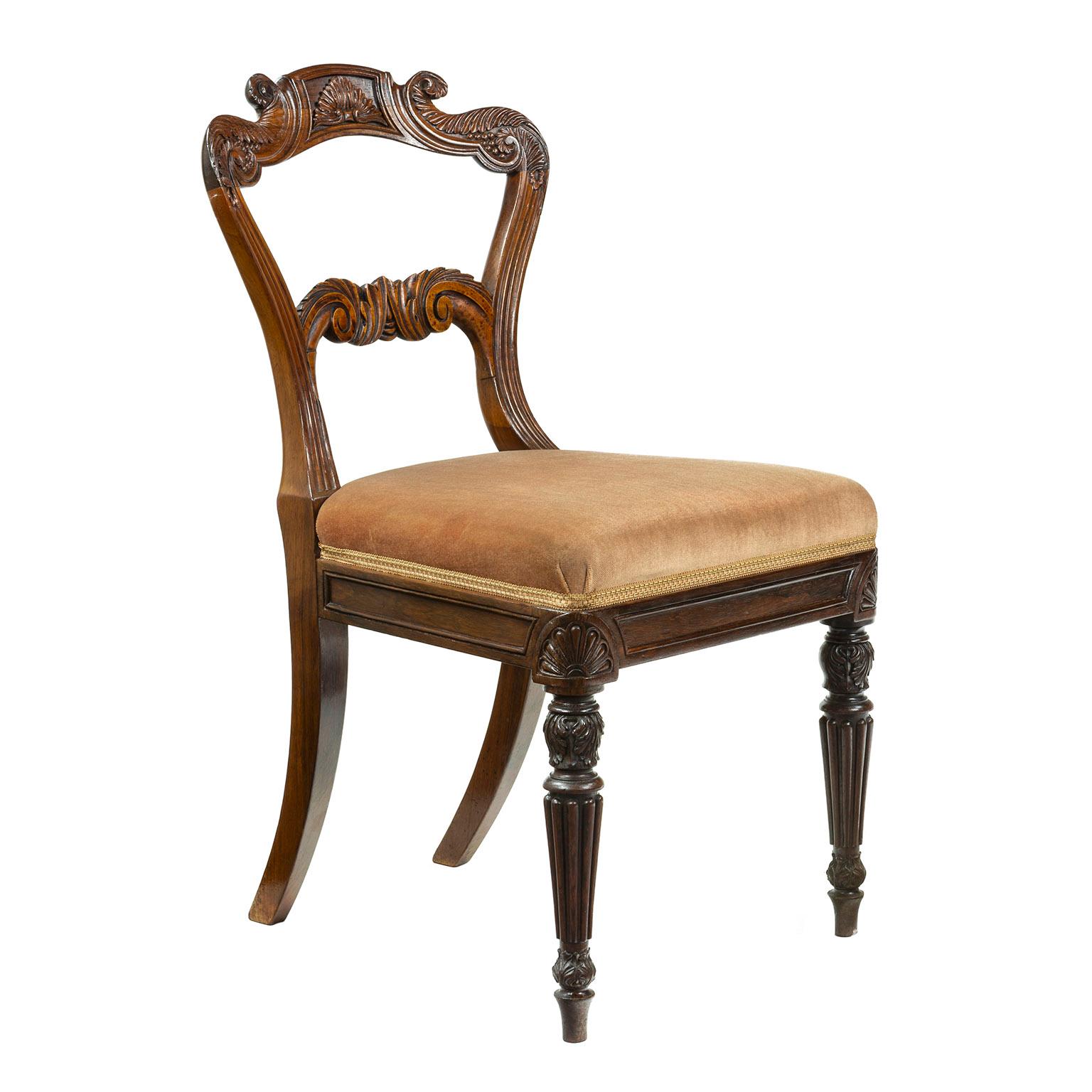 Early 19th Century Gillows a Set of Six Regency Mahogany Dining Chairs For Sale