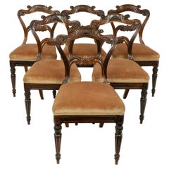 Gillows a Set of Six Regency Mahogany Dining Chairs