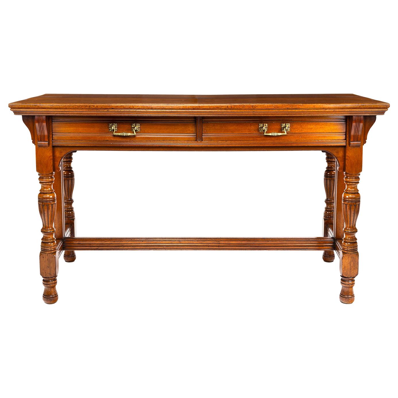 Gillows American Black Walnut Library Table