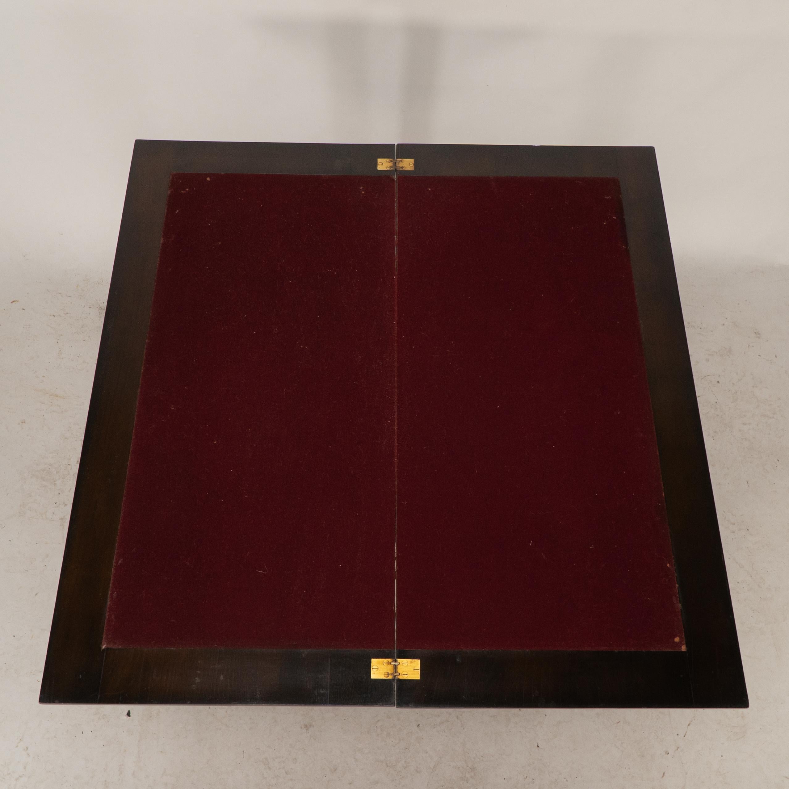 Gillows attributed. An Aesthetic Movement ebonized games and card table 4