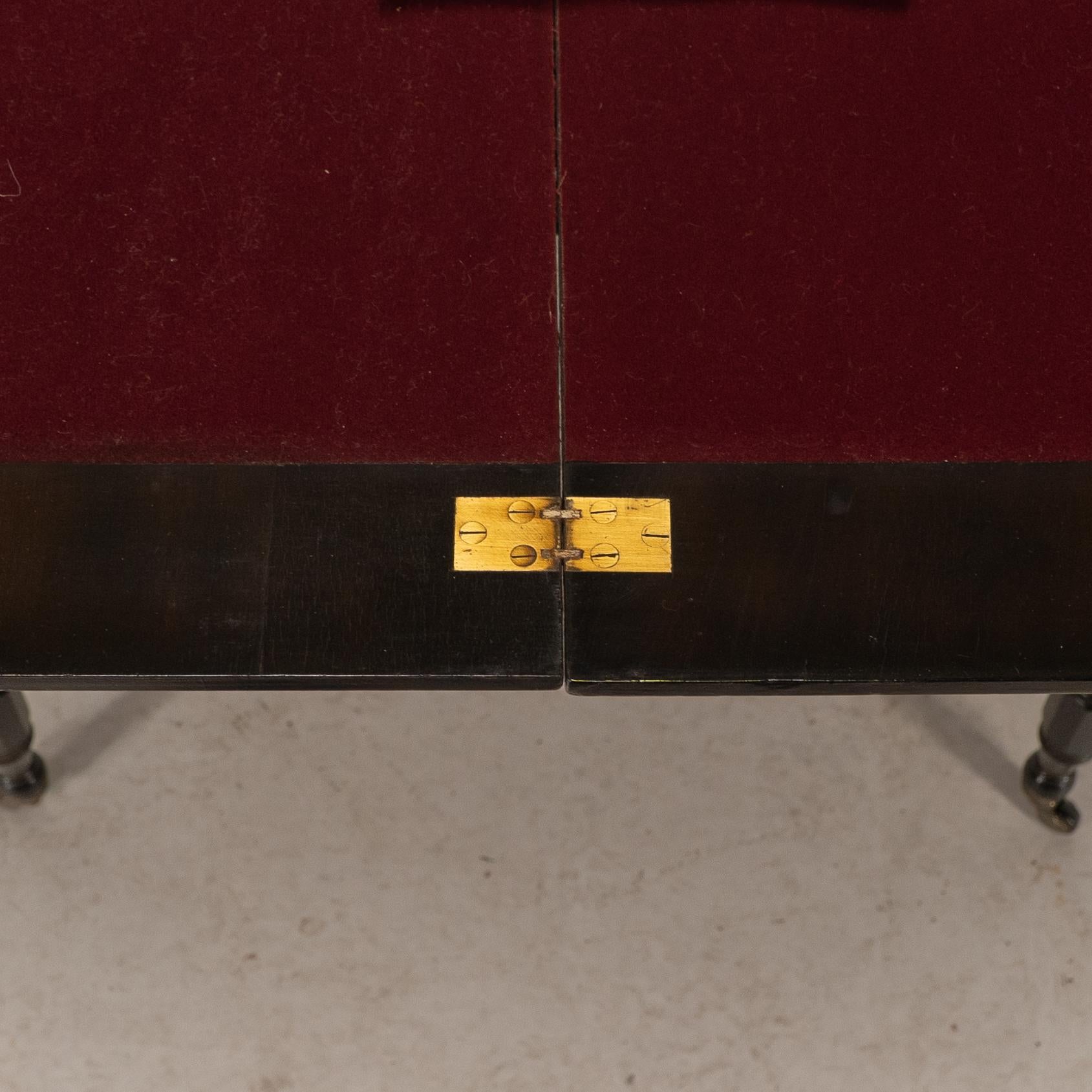 Gillows attributed. An Aesthetic Movement ebonized games and card table 5