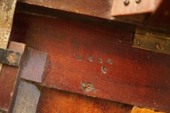 Mesa bandeja plegable inglesa antigua