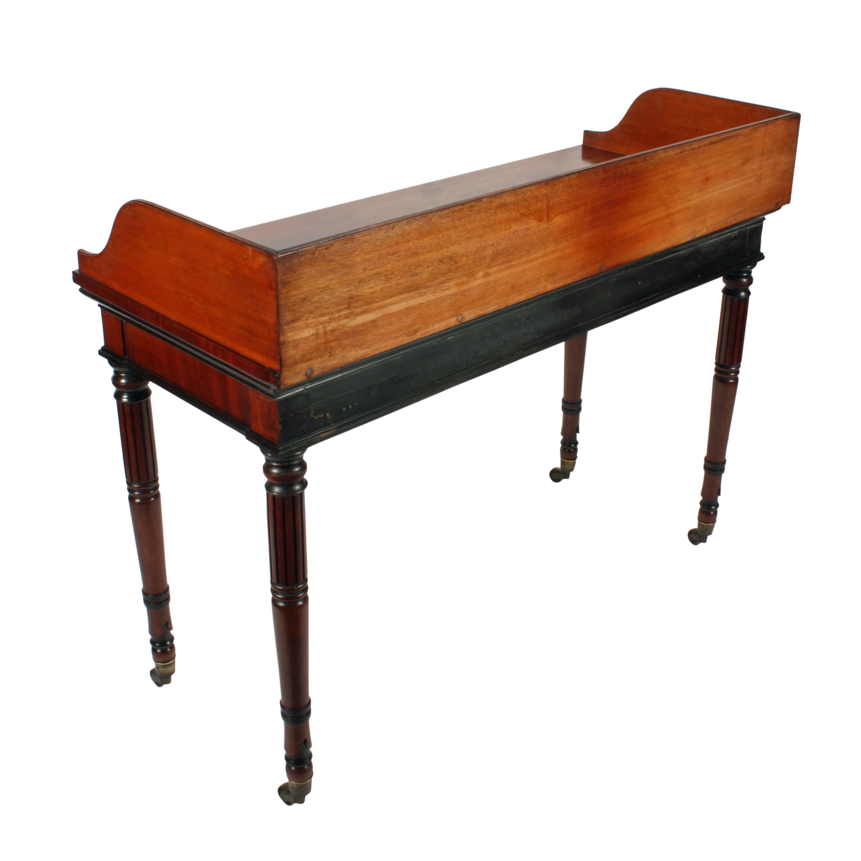 Mahogany Gillows Design Two-Drawer Side Table For Sale