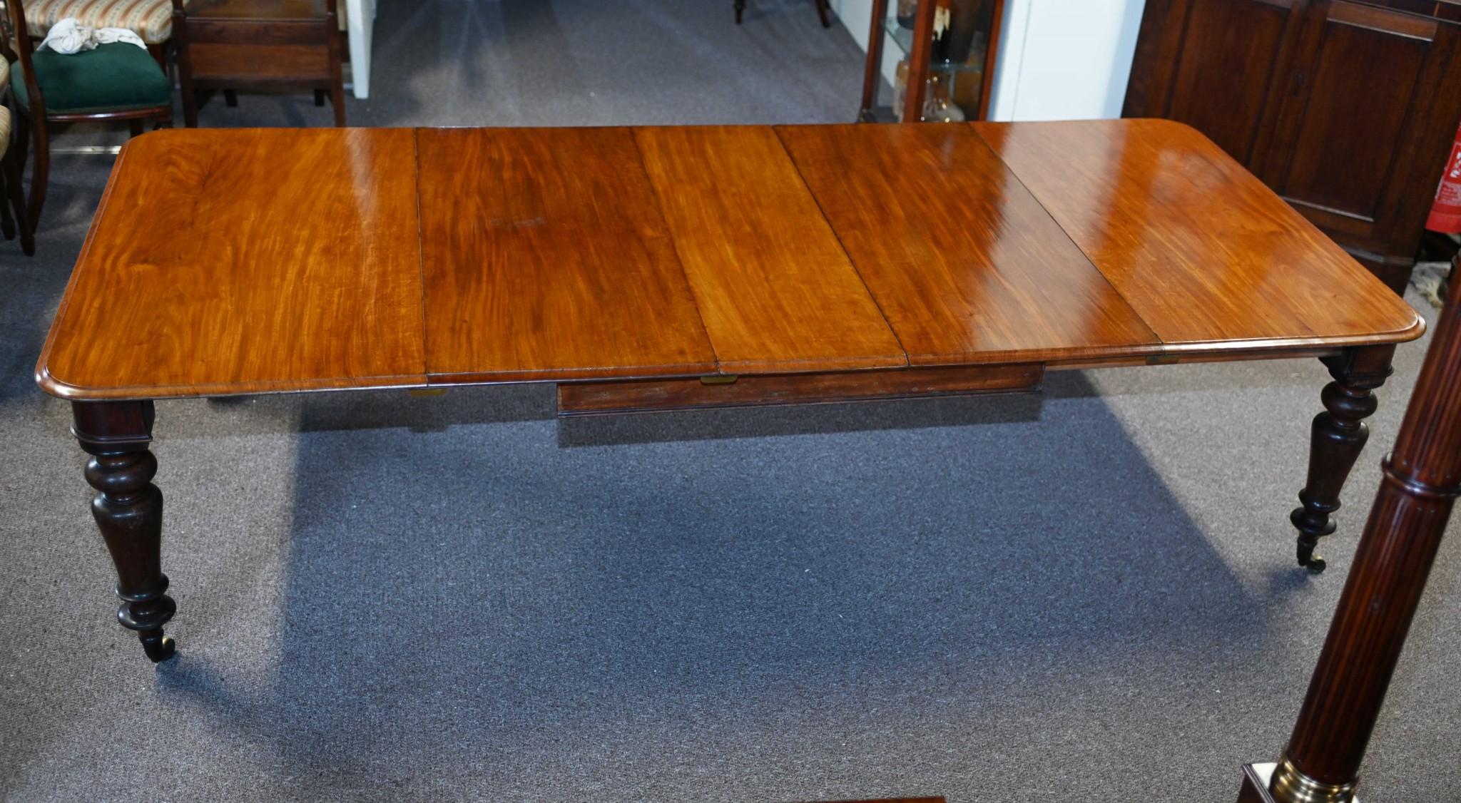 Gillows Dining Table Victorian Mahogany Extending 1860 2