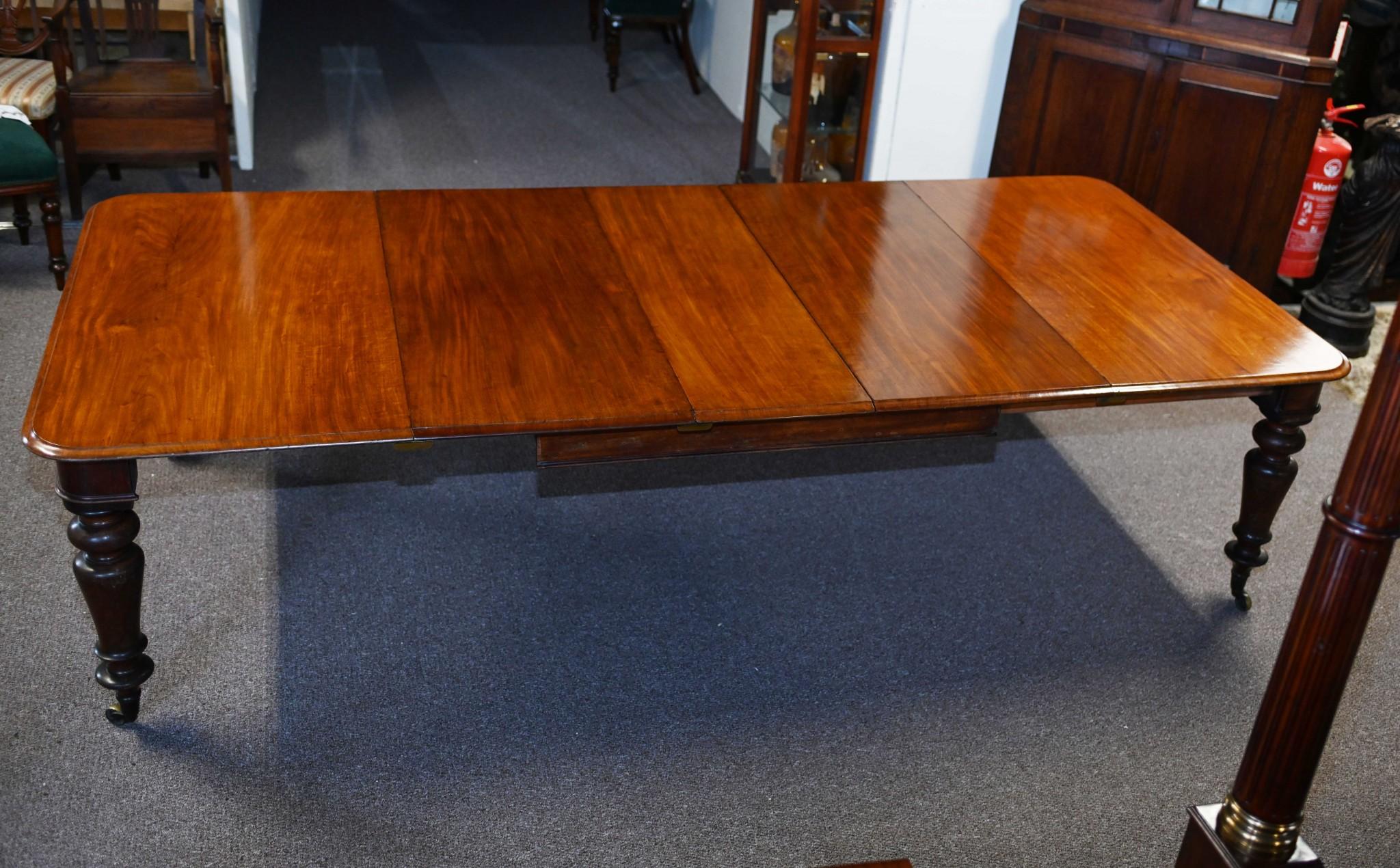 Gillows Dining Table Victorian Mahogany Extending 1860 5