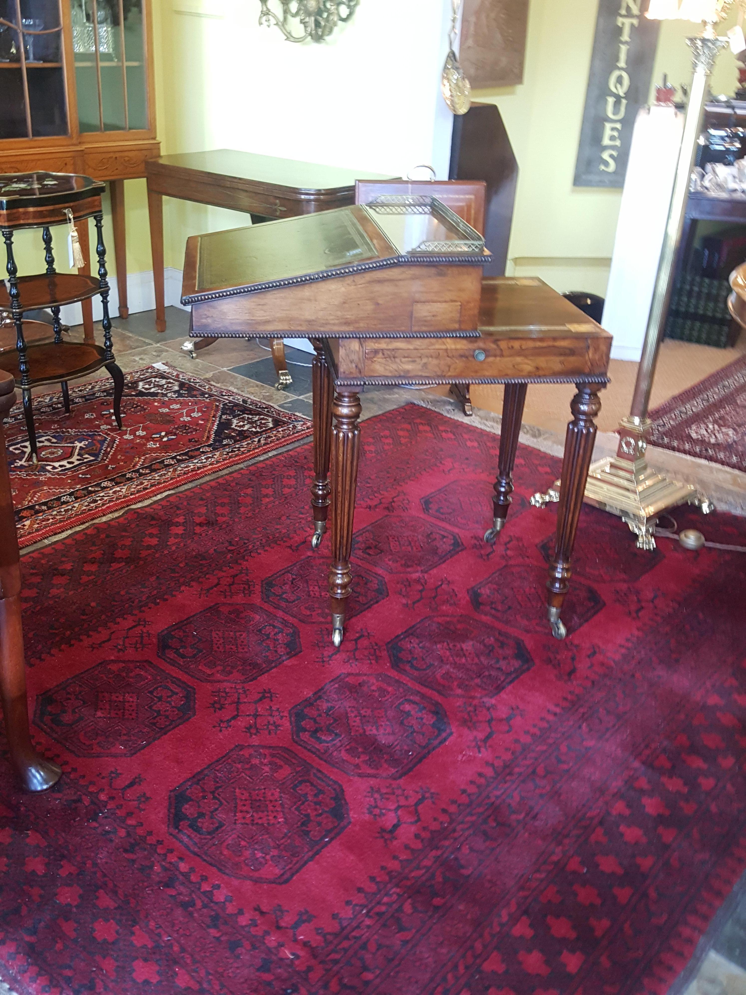 Gillows Early Victorian Rosewood Writing Table 4