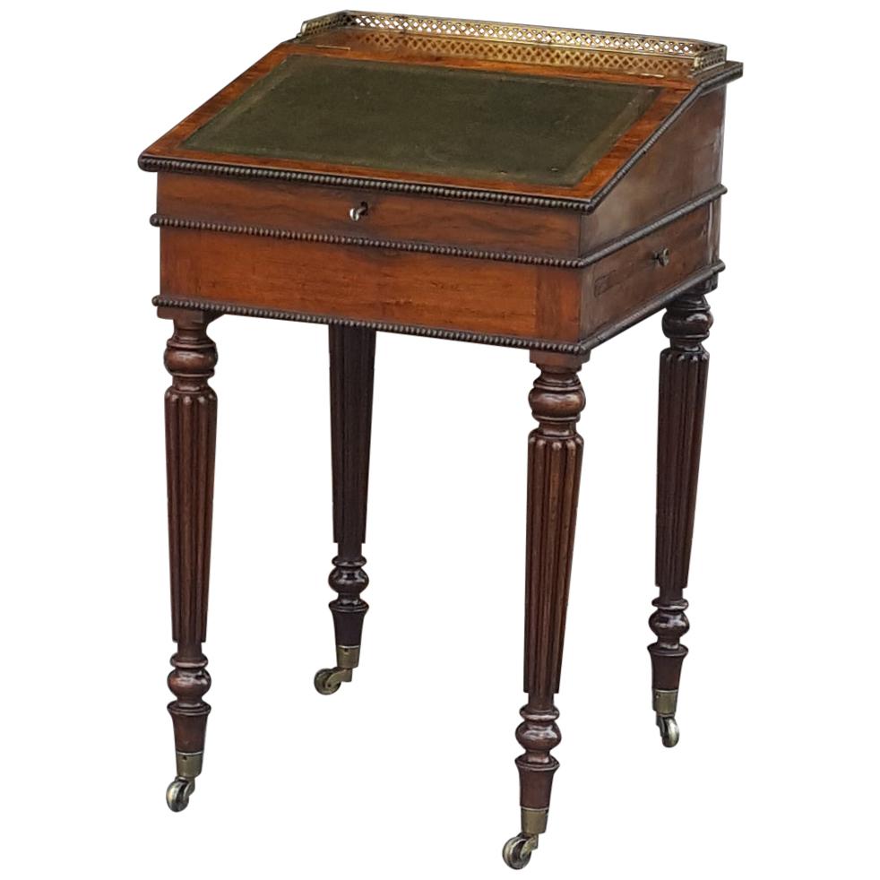 Gillows Early Victorian Rosewood Writing Table